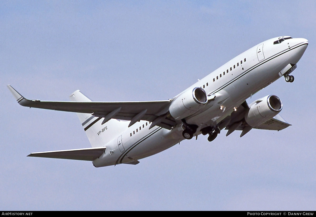 Aircraft Photo of VP-BFE | Boeing 737-7CP BBJ | AirHistory.net #303122