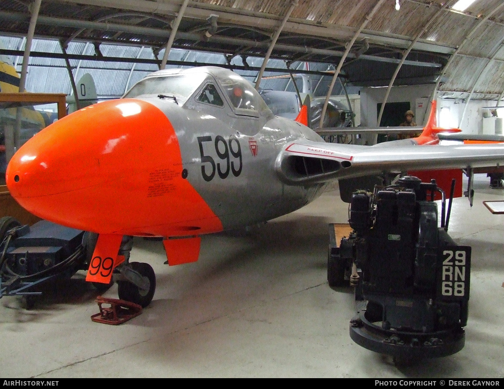 Aircraft Photo of WZ550 | De Havilland D.H. 115 Vampire T11 | UK - Navy | AirHistory.net #303132