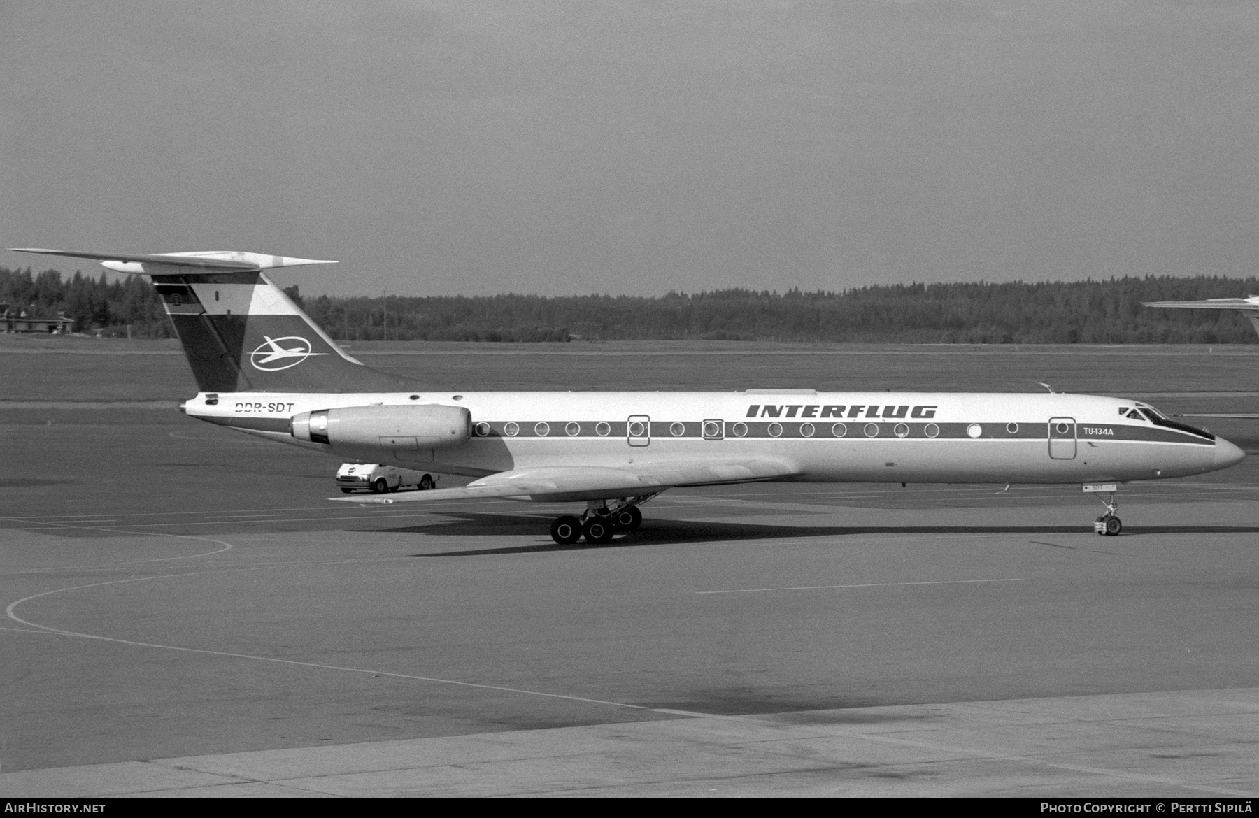 Aircraft Photo of DDR-SDT | Tupolev Tu-134AK | Interflug | AirHistory.net #303149