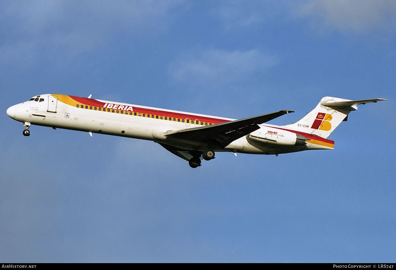 Aircraft Photo of EC-EXM | McDonnell Douglas MD-87 (DC-9-87) | Iberia | AirHistory.net #303156