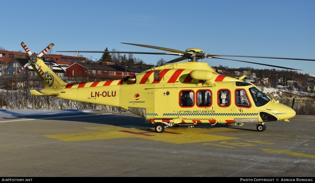 Aircraft Photo of LN-OLU | AgustaWestland AW-139 | Luftambulansetjenesten | AirHistory.net #303220