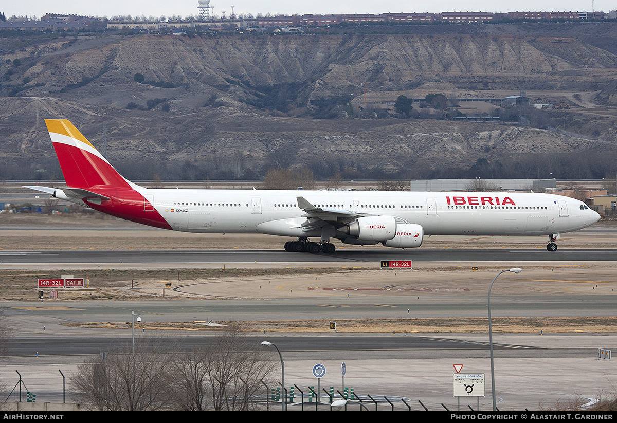 Aircraft Photo of EC-JCZ | Airbus A340-642 | Iberia | AirHistory.net #303227