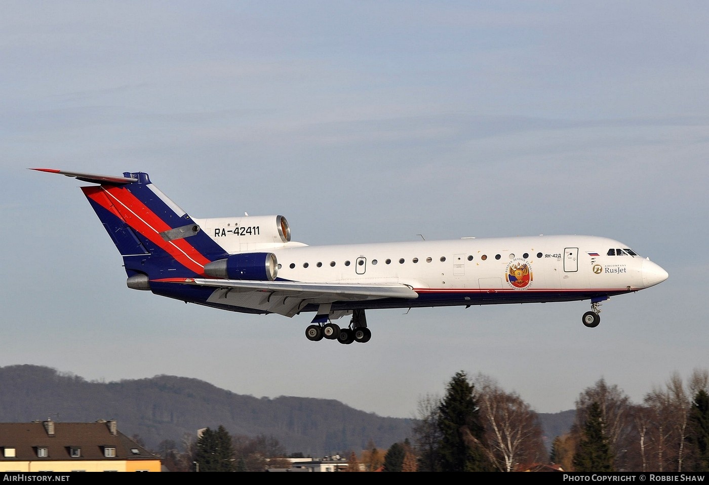 Aircraft Photo of RA-42411 | Yakovlev Yak-42D | RusJet | AirHistory.net #303235