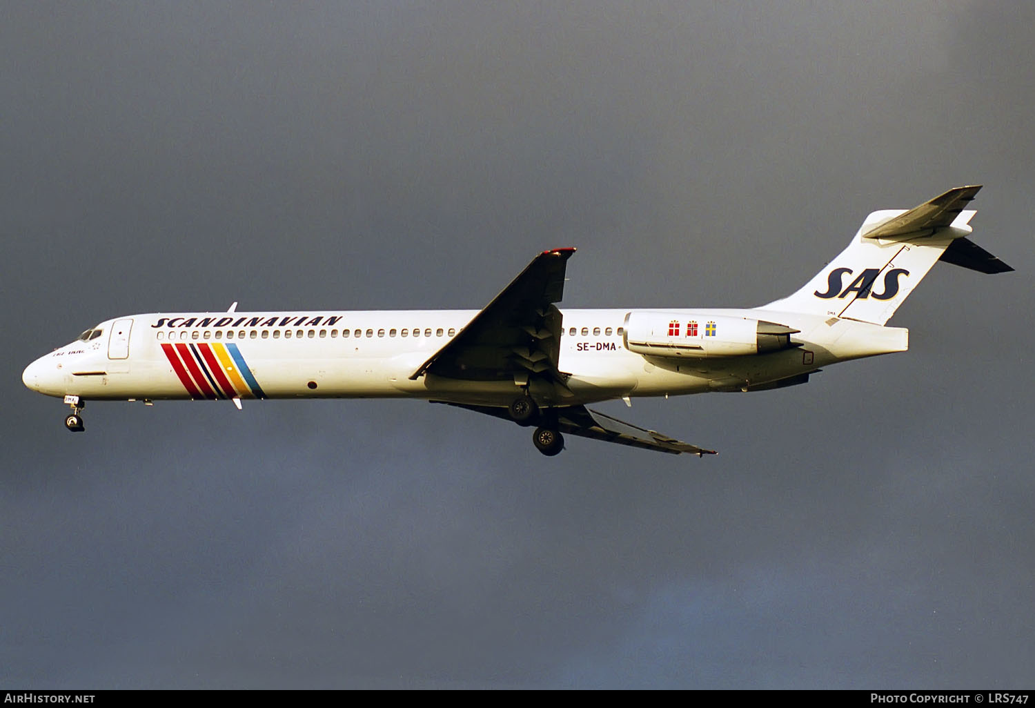 Aircraft Photo of SE-DMA | McDonnell Douglas MD-87 (DC-9-87) | Scandinavian Airlines - SAS | AirHistory.net #303256