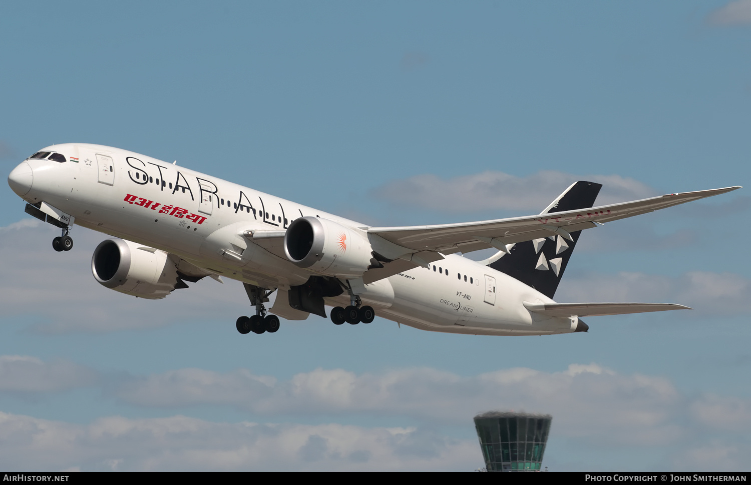 Aircraft Photo of VT-ANU | Boeing 787-8 Dreamliner | Air India | AirHistory.net #303282