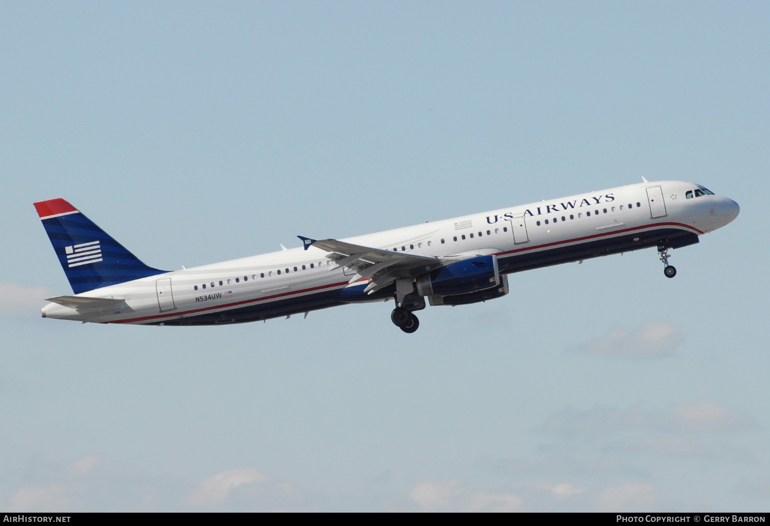 Aircraft Photo of N534UW | Airbus A321-231 | US Airways | AirHistory.net #303296