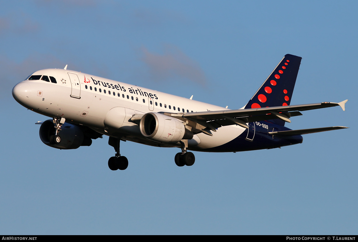 Aircraft Photo of OO-SSS | Airbus A319-111 | Brussels Airlines | AirHistory.net #303308