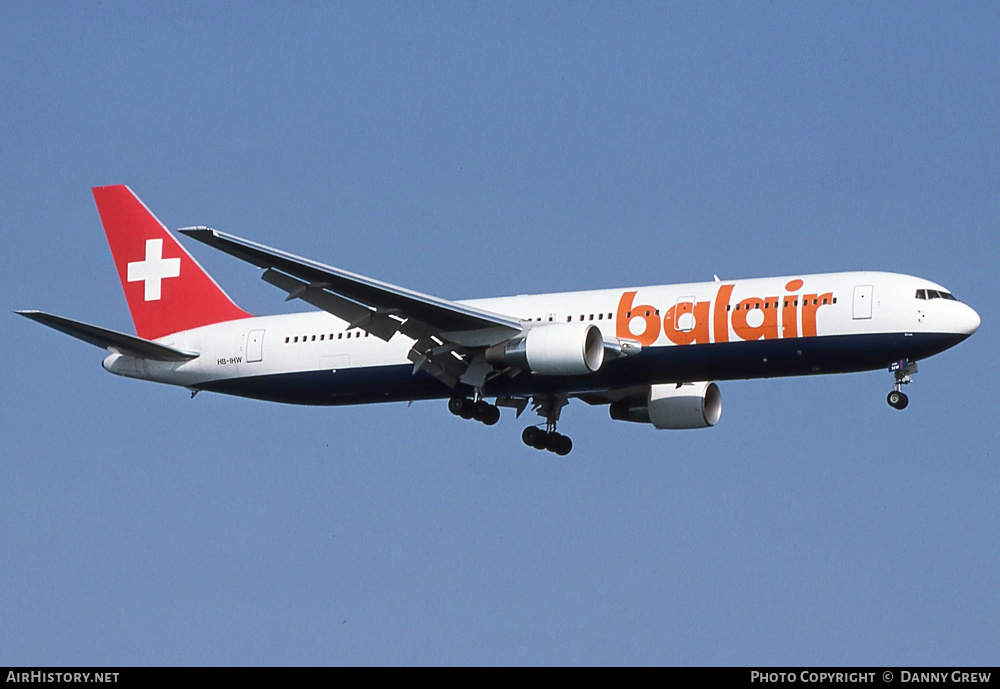 Aircraft Photo of HB-IHW | Boeing 767-3BG/ER | Balair | AirHistory.net #303317