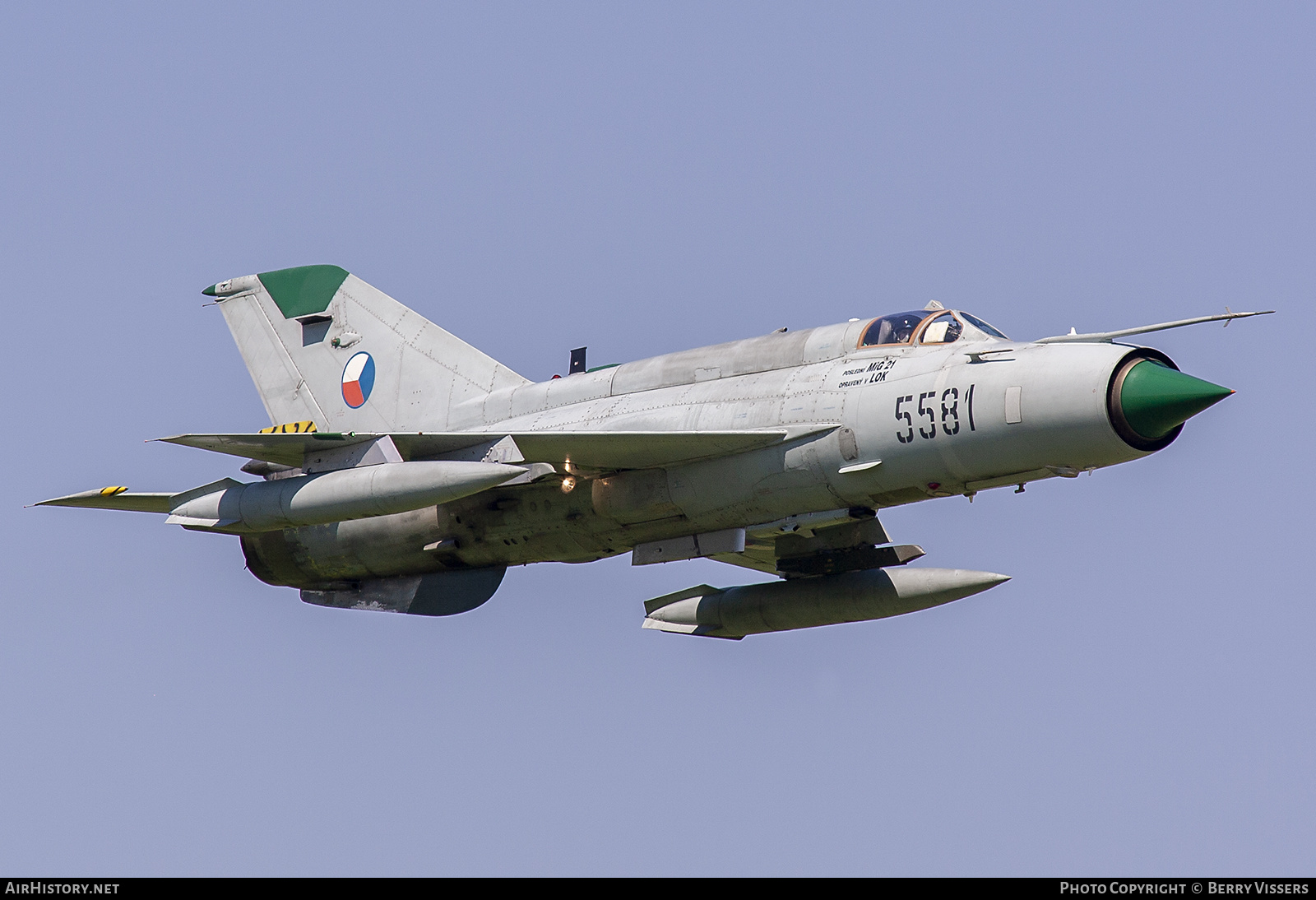 Aircraft Photo of 5581 | Mikoyan-Gurevich MiG-21MFN | Czechia - Air Force | AirHistory.net #303333