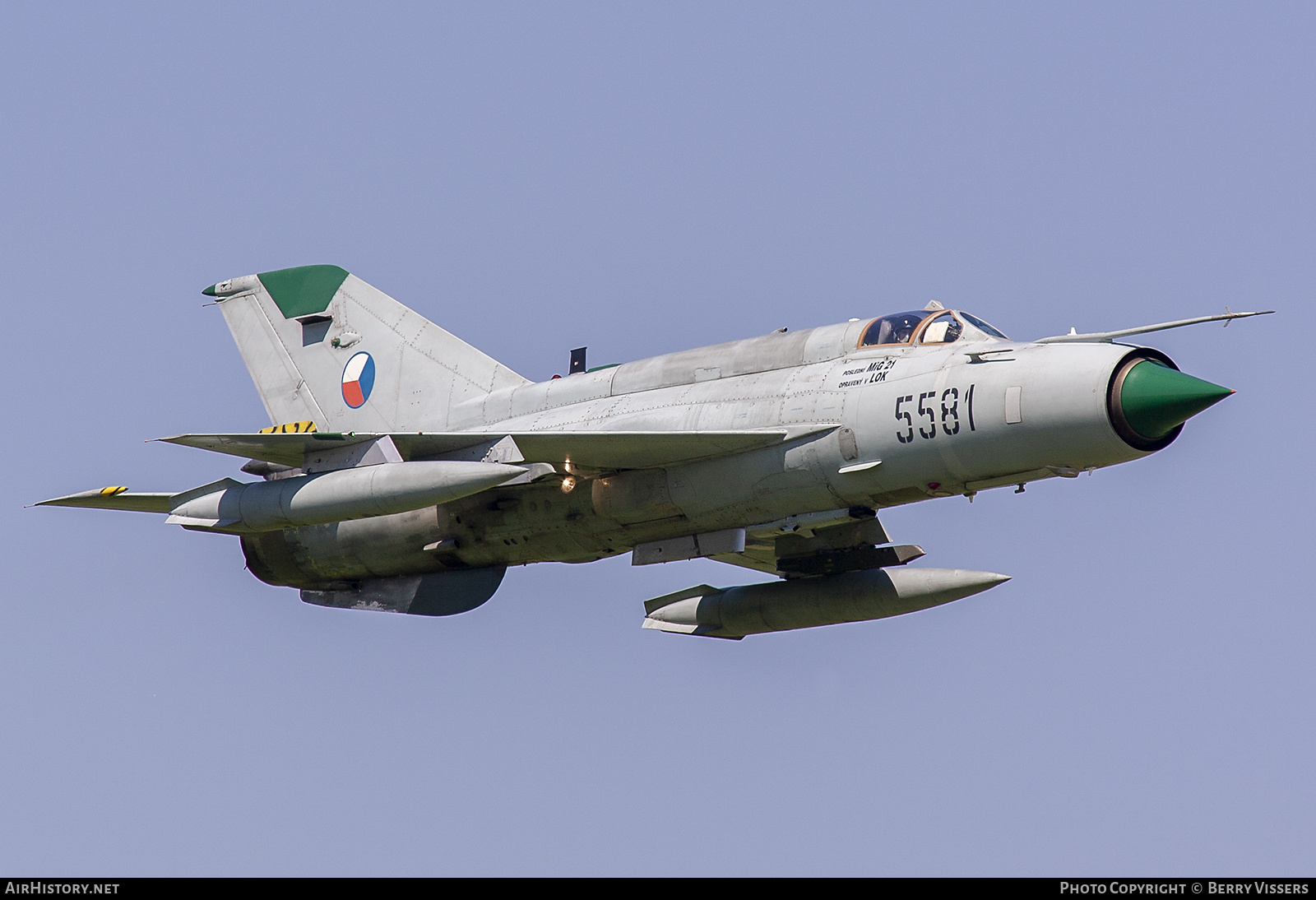 Aircraft Photo of 5581 | Mikoyan-Gurevich MiG-21MF | Czechia - Air Force | AirHistory.net #303333