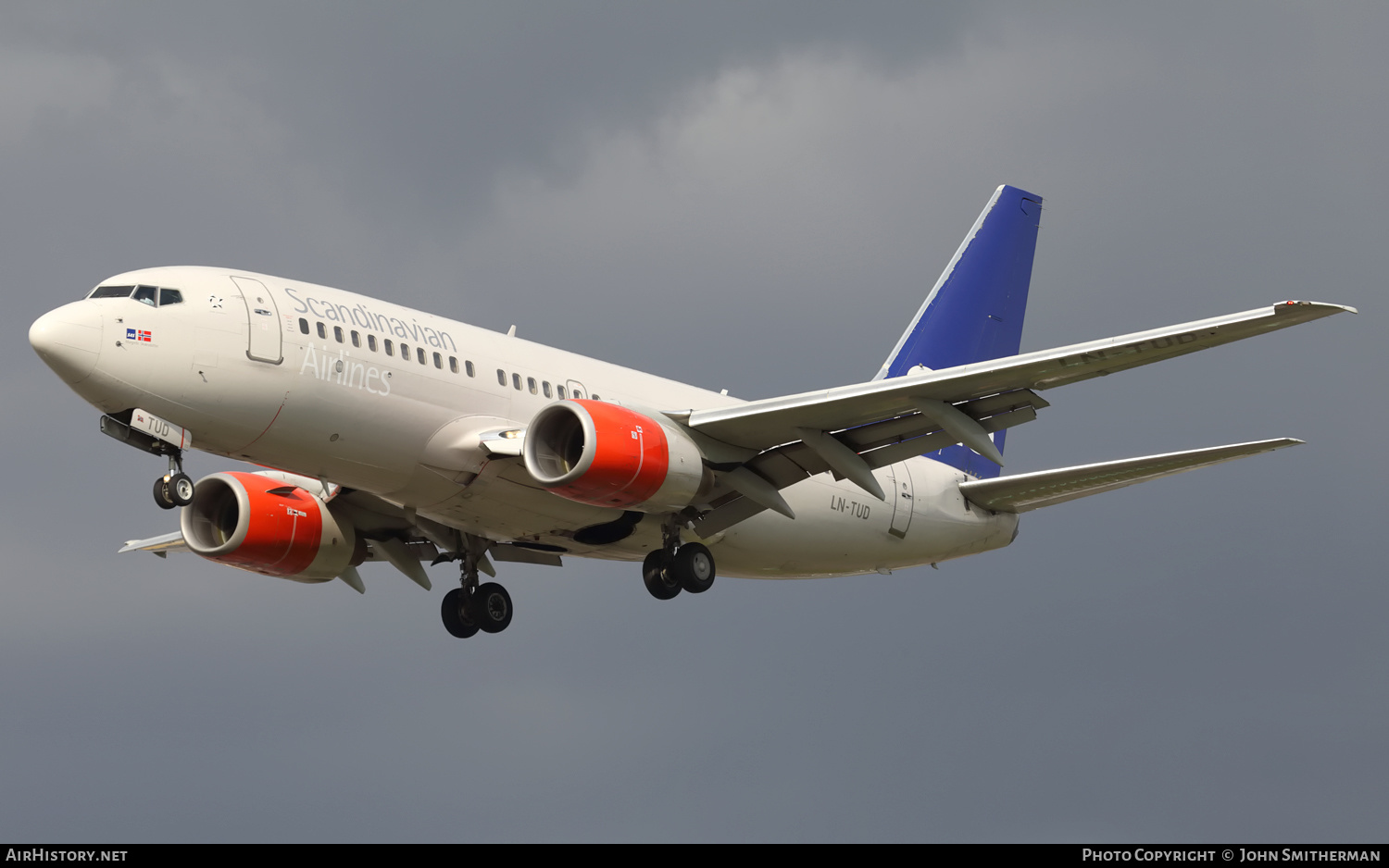 Aircraft Photo of LN-TUD | Boeing 737-705 | Scandinavian Airlines - SAS | AirHistory.net #303342