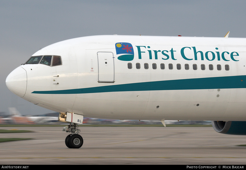 Aircraft Photo of G-OOBL | Boeing 767-324/ER | First Choice Airways | AirHistory.net #303357
