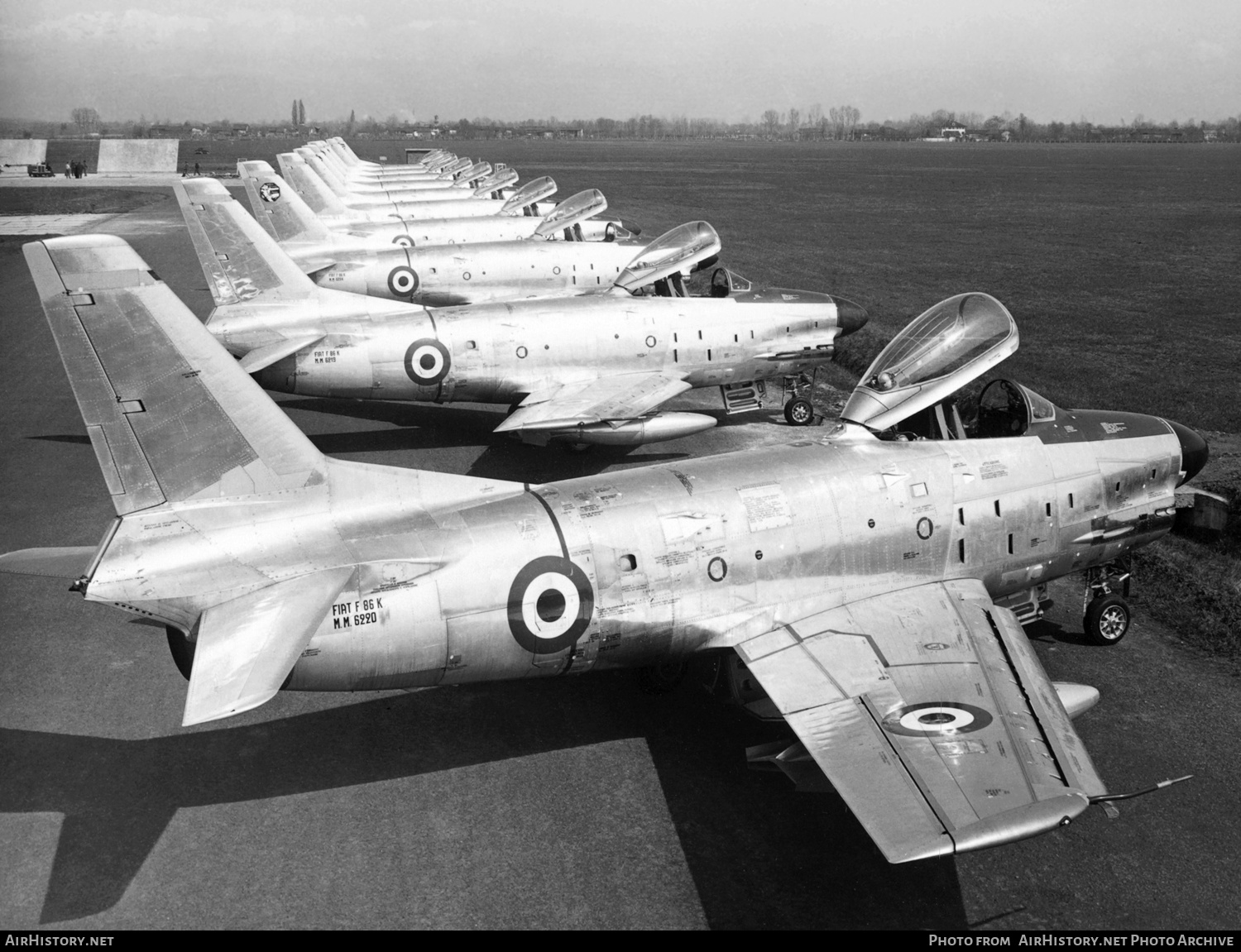 Aircraft Photo of MM6220 | North American F-86K Sabre | Italy - Air Force | AirHistory.net #303385