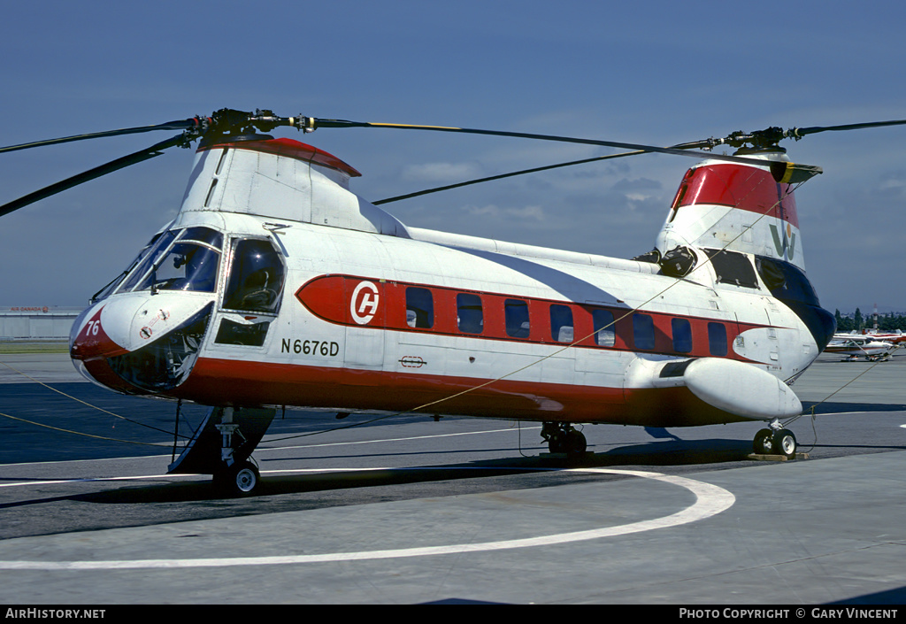 Aircraft Photo of N6676D | Boeing Vertol 107-II-2 | Columbia Helicopters | AirHistory.net #303392