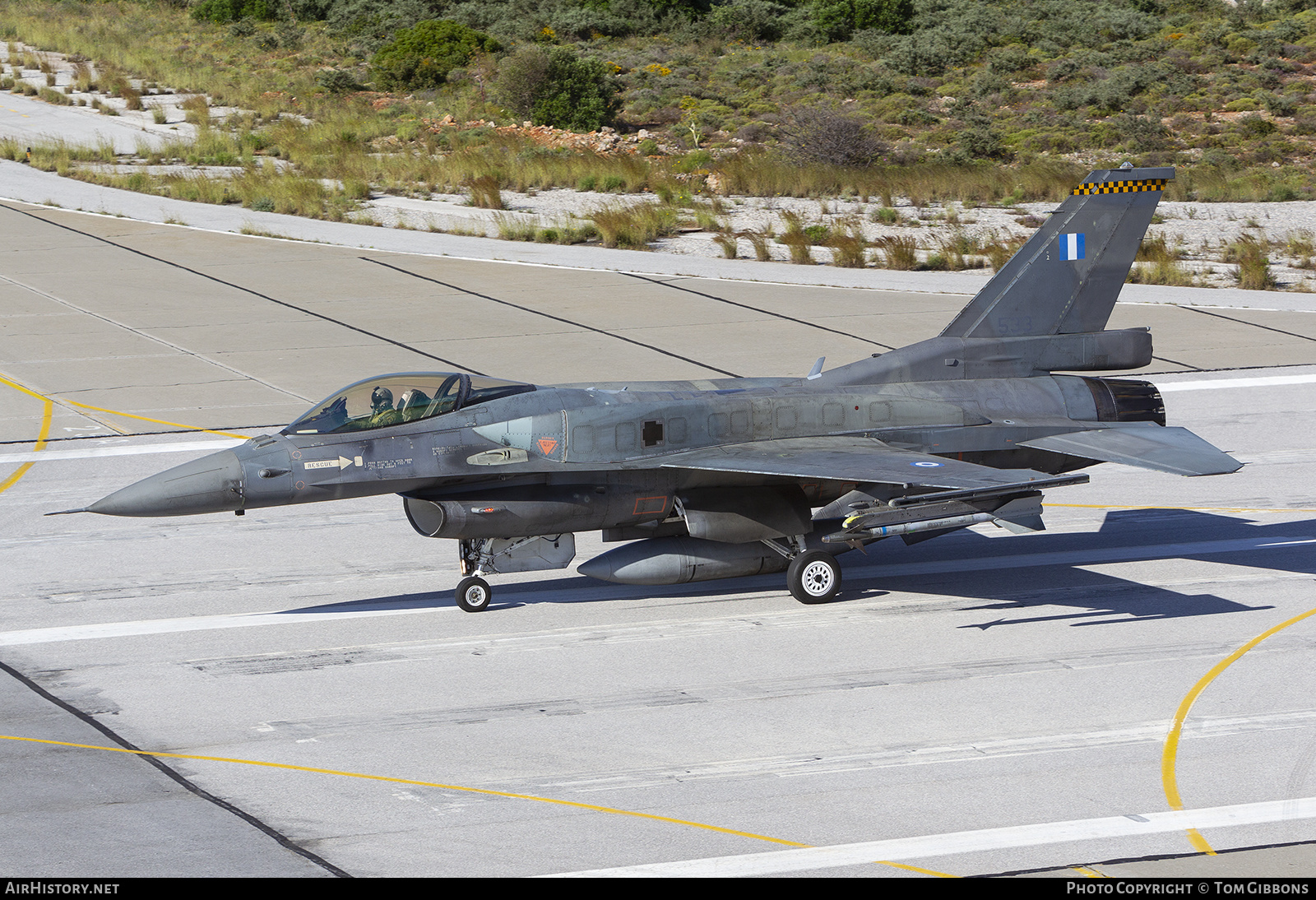 Aircraft Photo of 533 | General Dynamics F-16C Fighting Falcon | Greece - Air Force | AirHistory.net #303397