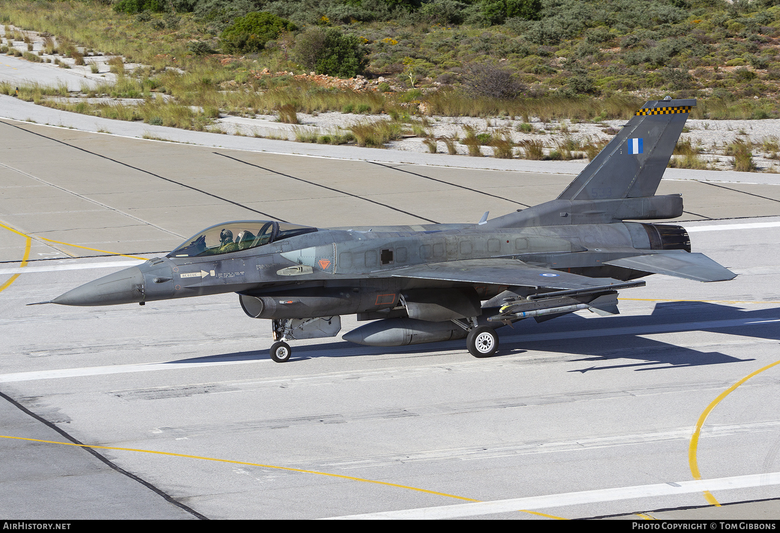 Aircraft Photo of 533 | Lockheed Martin F-16CJ Fighting Falcon | Greece - Air Force | AirHistory.net #303397