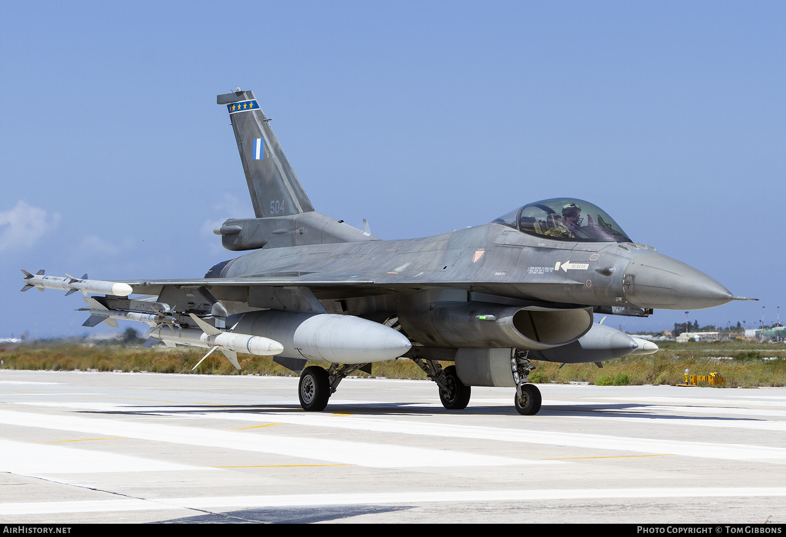 Aircraft Photo of 504 | General Dynamics F-16C Fighting Falcon | Greece - Air Force | AirHistory.net #303400