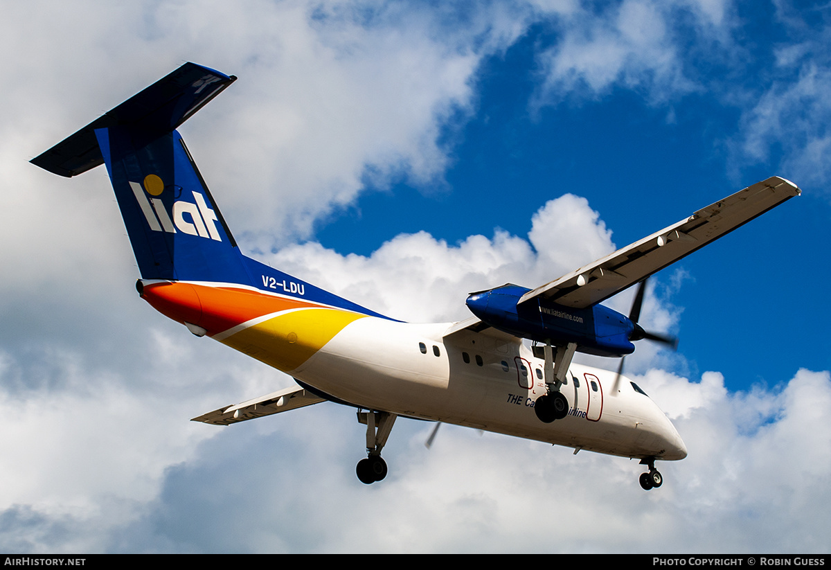 Aircraft Photo of V2-LDU | De Havilland Canada DHC-8-103 Dash 8 | LIAT - Leeward Islands Air Transport | AirHistory.net #303402