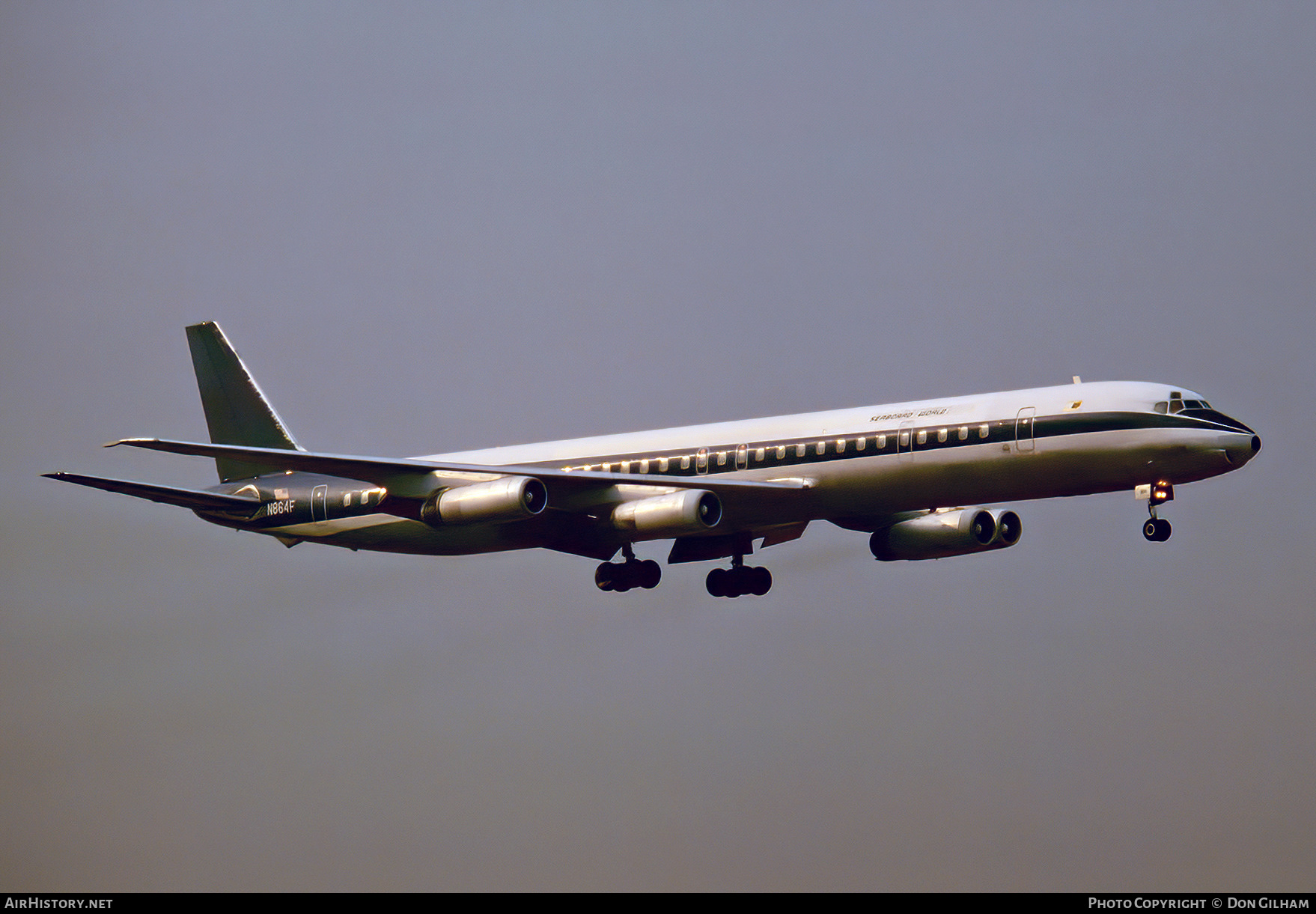 Aircraft Photo of N864F | McDonnell Douglas DC-8-63CF | Seaboard World Airlines | AirHistory.net #303404