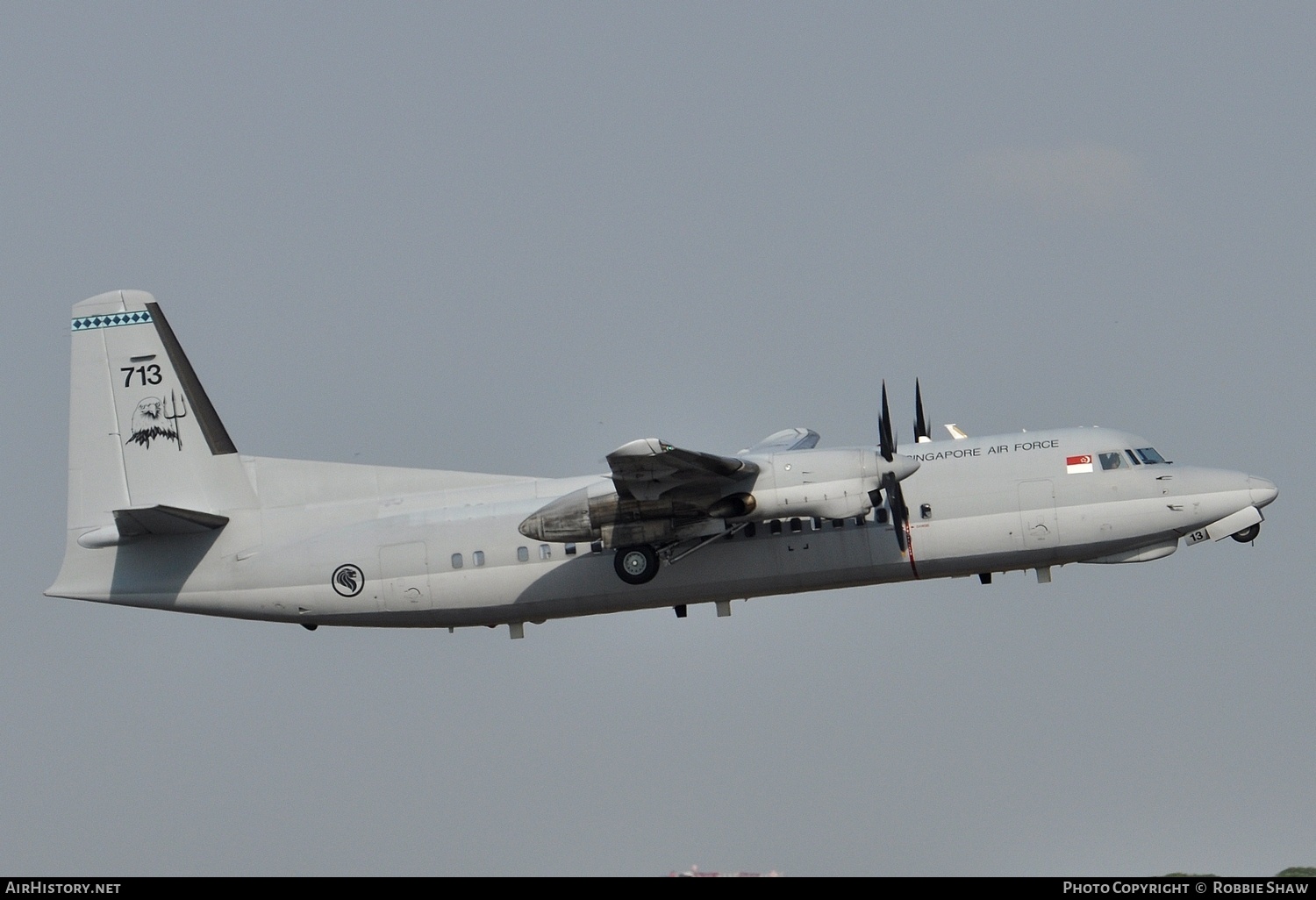 Aircraft Photo of 713 | Fokker 50 | Singapore - Air Force | AirHistory.net #303413