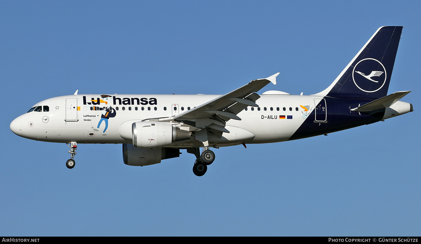 Aircraft Photo of D-AILU | Airbus A319-114 | Lufthansa | AirHistory.net #303430