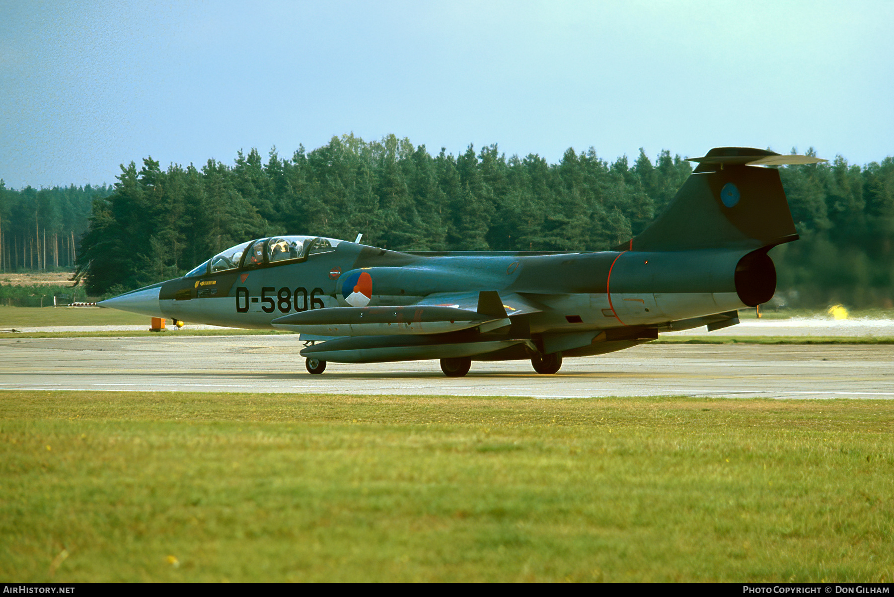 Aircraft Photo of D-5806 | Lockheed TF-104G Starfighter | Netherlands - Air Force | AirHistory.net #303439