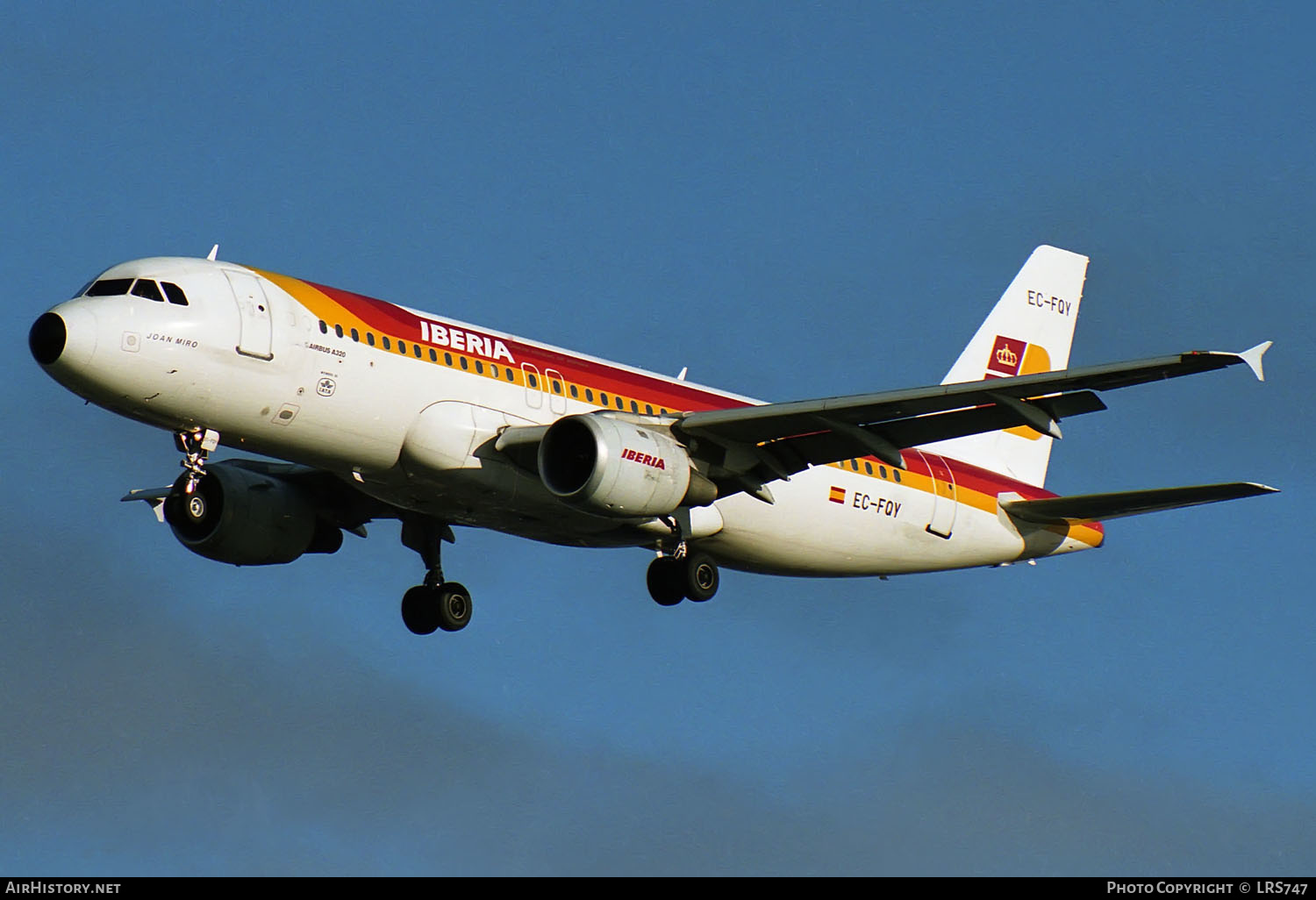 Aircraft Photo of EC-FQY | Airbus A320-211 | Iberia | AirHistory.net #303468