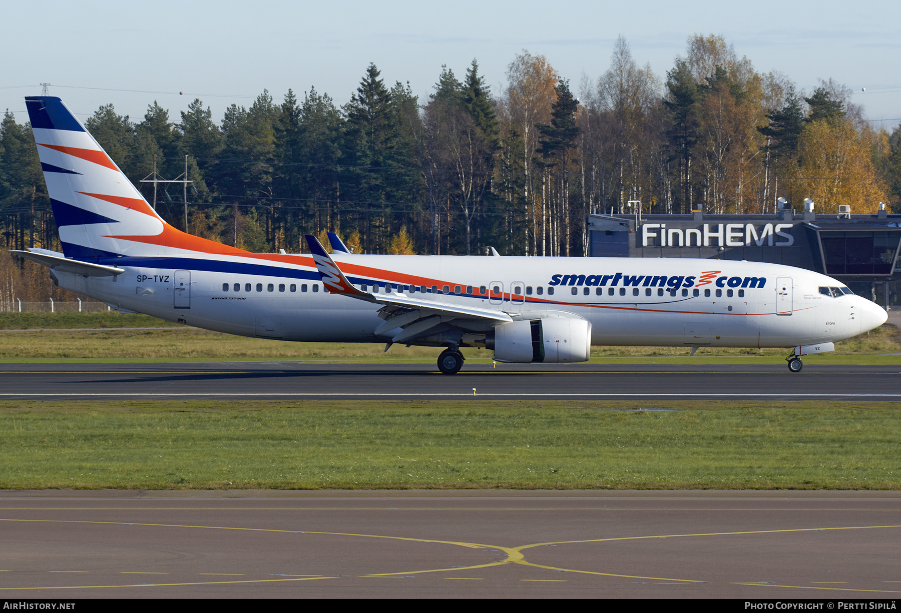 Aircraft Photo of SP-TVZ | Boeing 737-8BK | Smartwings | AirHistory.net #303491