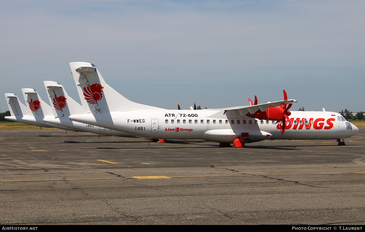 Aircraft Photo of F-WWEG | ATR ATR-72-600 (ATR-72-212A) | Wings Air | AirHistory.net #303500