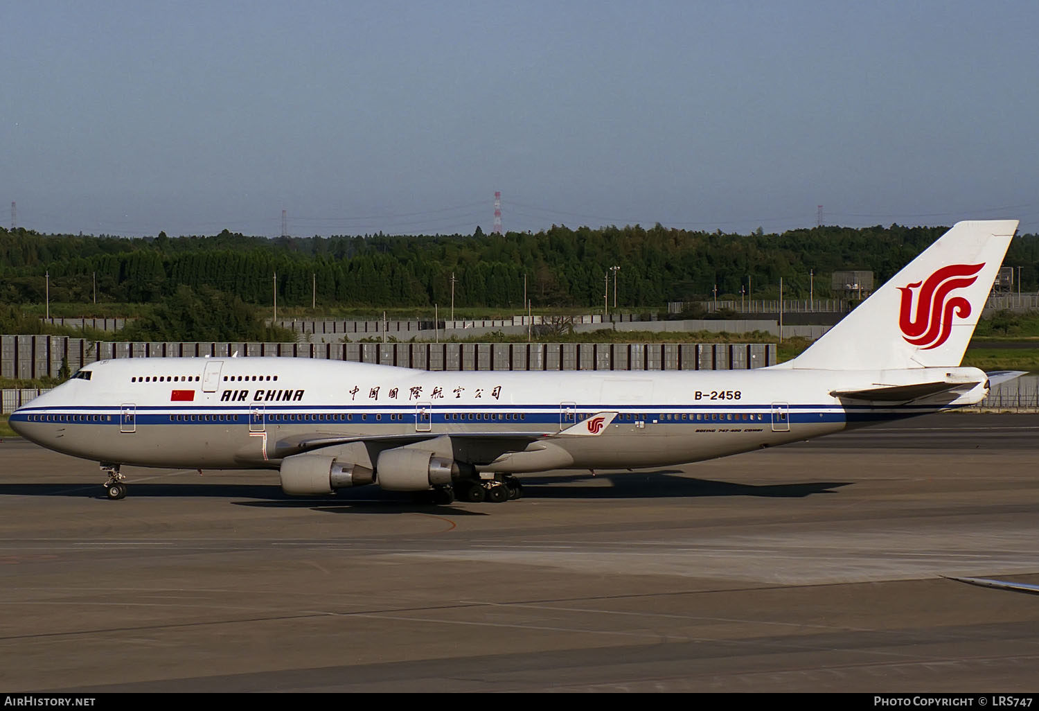 Aircraft Photo of B-2458 | Boeing 747-4J6M | Air China | AirHistory.net #303549