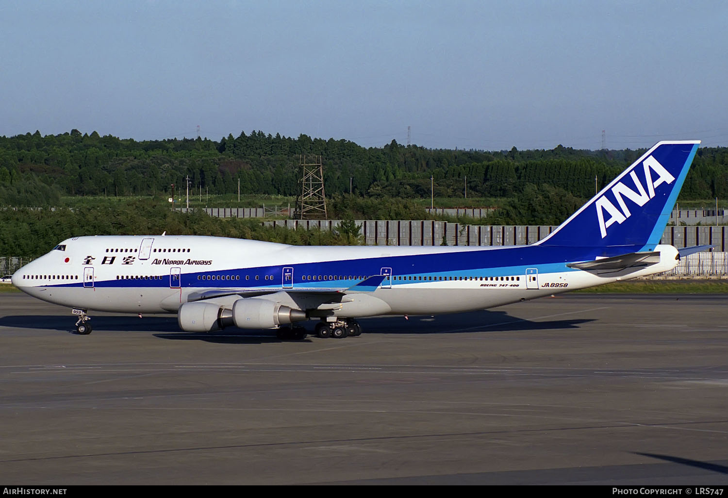 Aircraft Photo of JA8958 | Boeing 747-481 | All Nippon Airways - ANA | AirHistory.net #303559