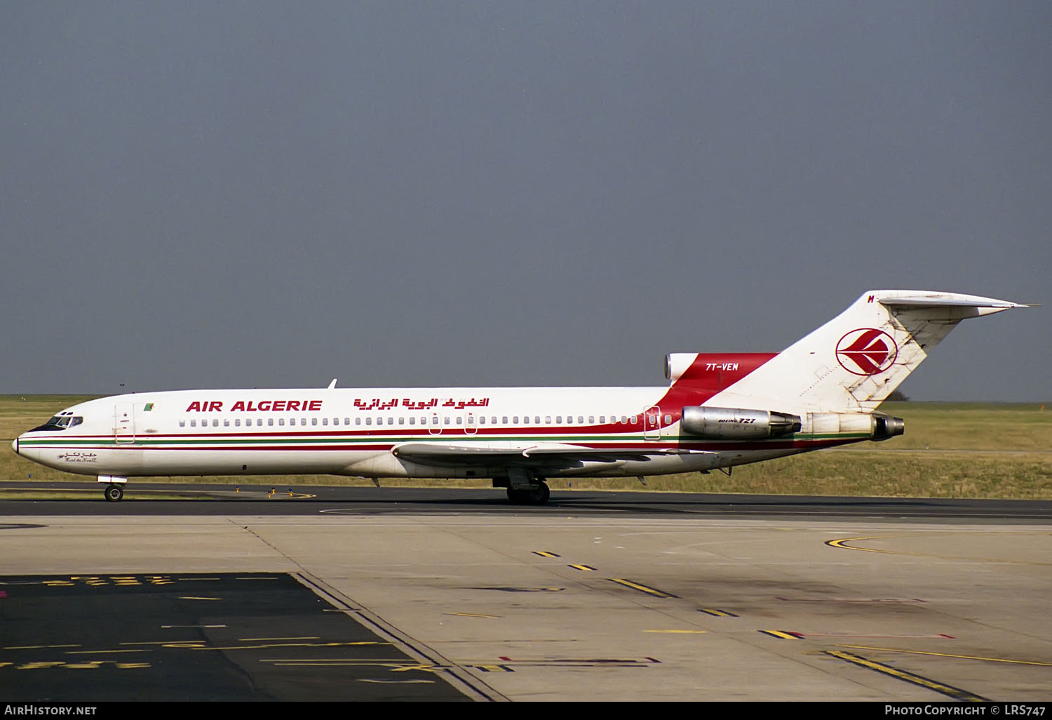 Aircraft Photo of 7T-VEM | Boeing 727-2D6/Adv | Air Algérie | AirHistory.net #303571