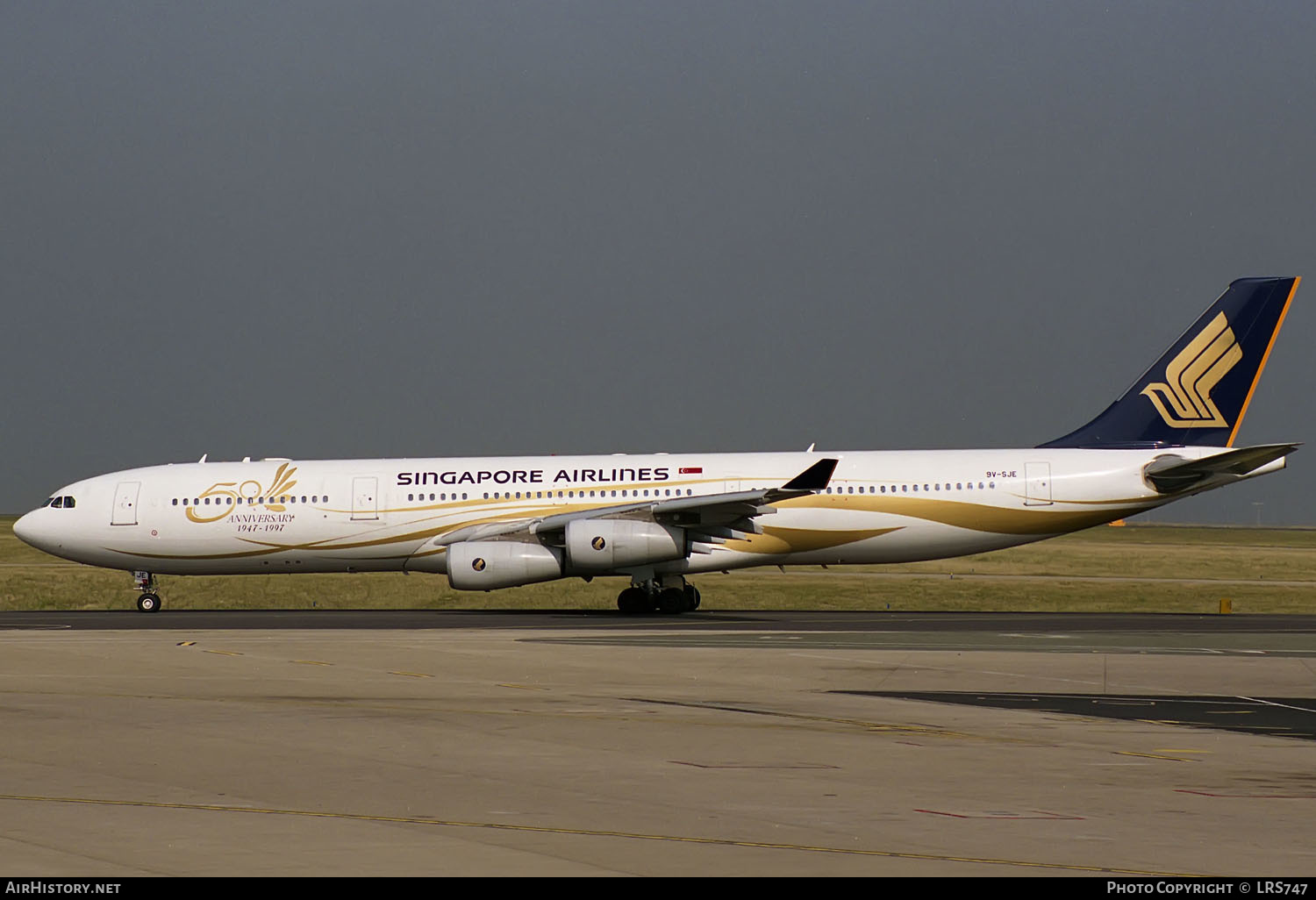 Aircraft Photo of 9V-SJE | Airbus A340-313X | Singapore Airlines | AirHistory.net #303573
