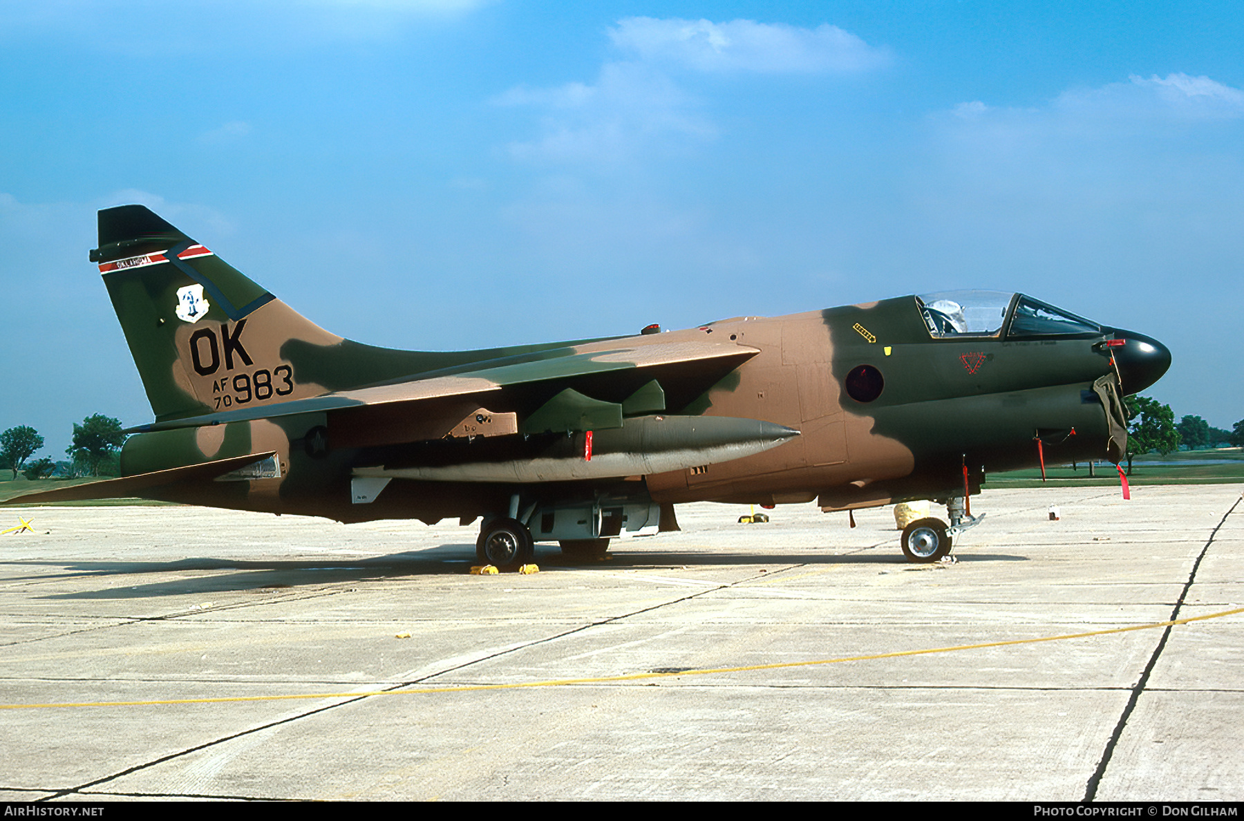 Aircraft Photo of 70-0983 / AF70-983 | LTV A-7D Corsair II | USA - Air Force | AirHistory.net #303583