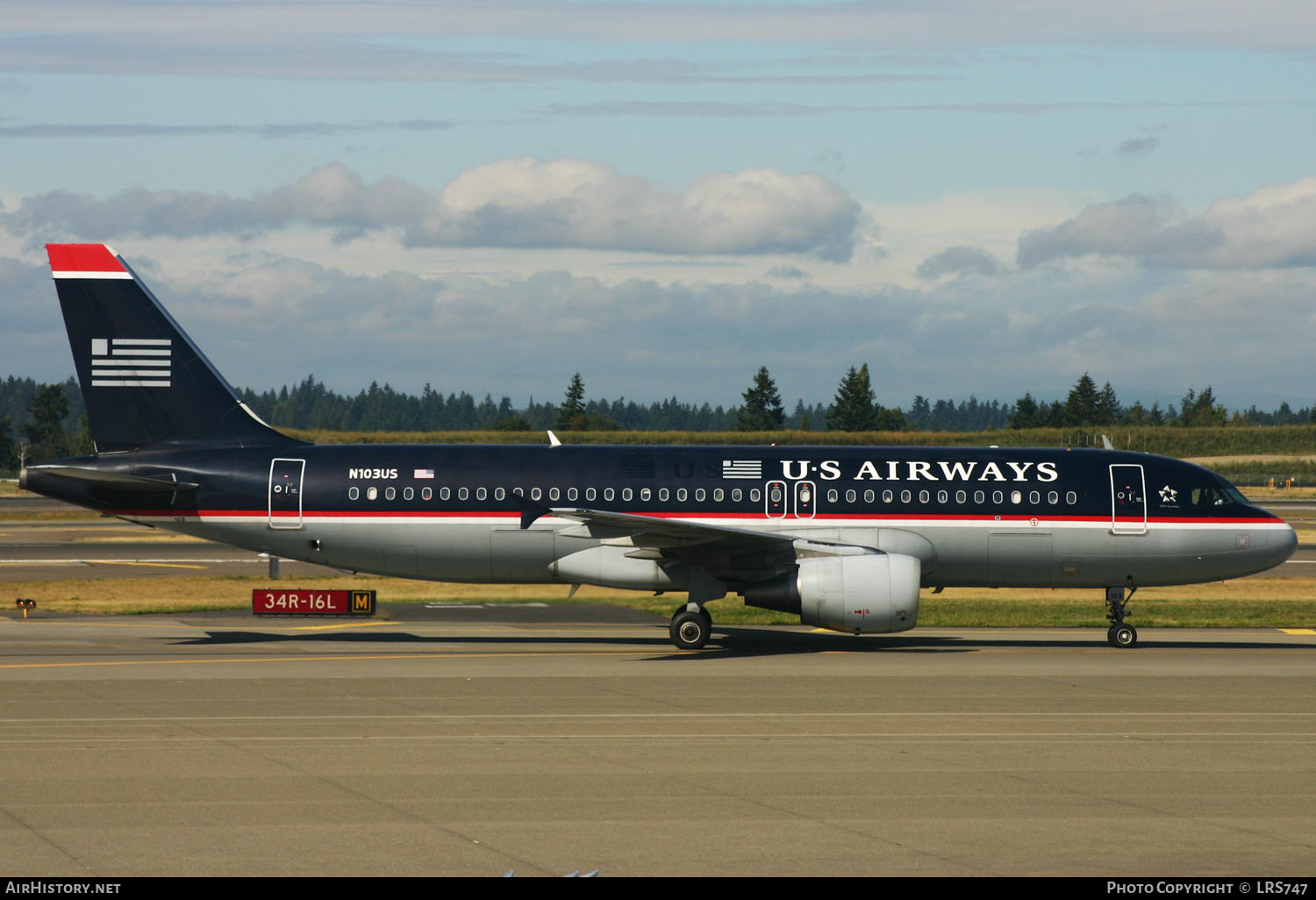Aircraft Photo of N103US | Airbus A320-214 | US Airways | AirHistory.net #303600