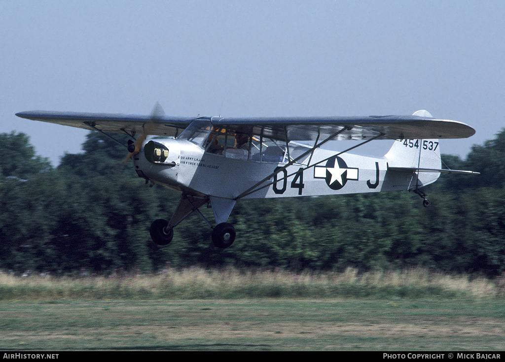 Aircraft Photo of G-BFDL / 454537 | Piper J-3C-65 Cub | USA - Air Force | AirHistory.net #303606