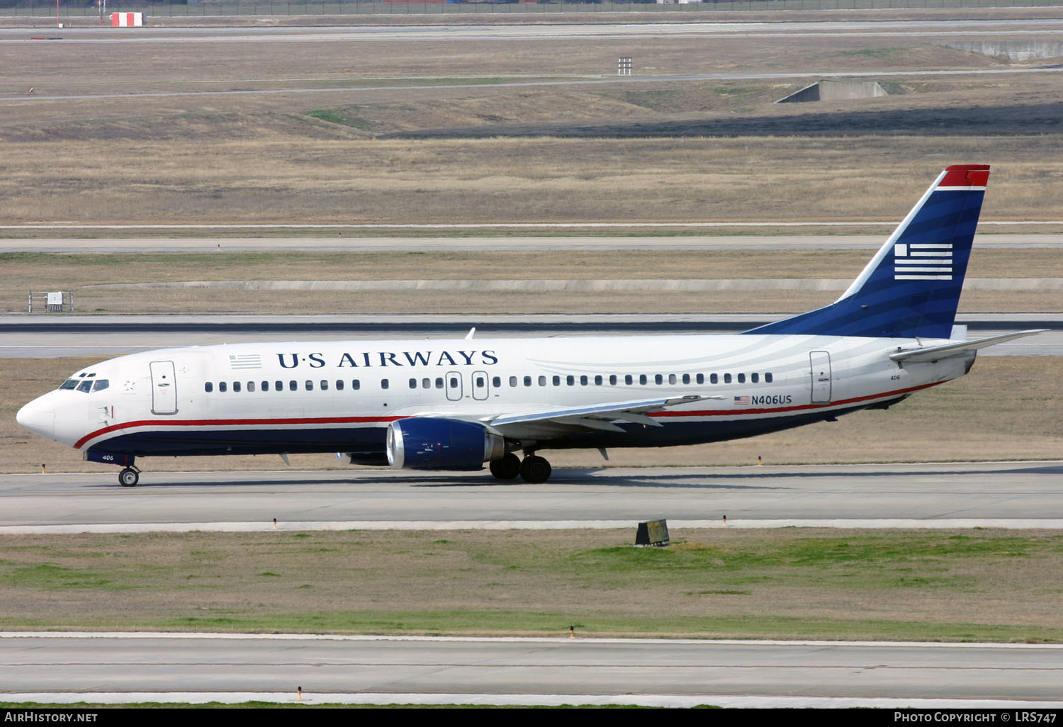 Aircraft Photo of N406US | Boeing 737-401 | US Airways | AirHistory.net #303610