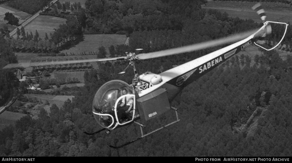 Aircraft Photo of OO-UBA | Bell 47D-1 | Sabena | AirHistory.net #303621
