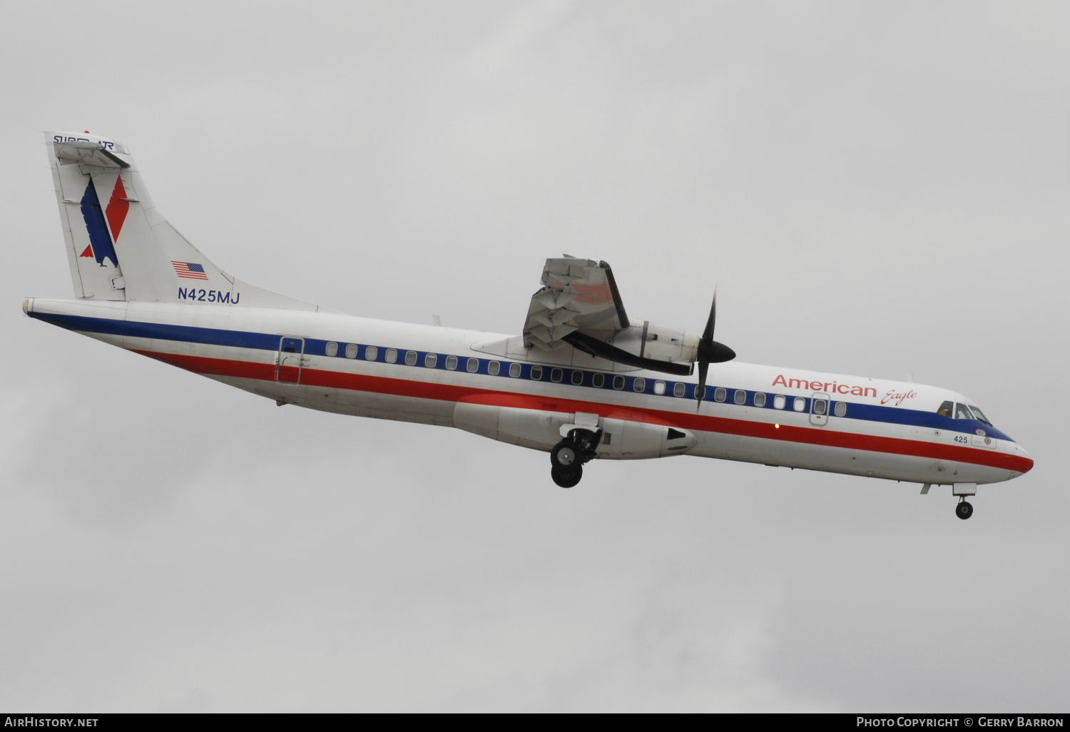 Aircraft Photo of N425MJ | ATR ATR-72-212 | American Eagle | AirHistory.net #303624