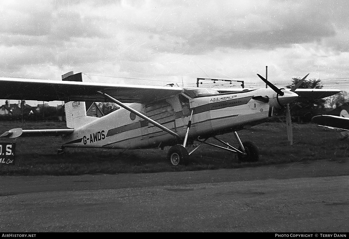 Aircraft Photo of G-AWDS | Pilatus PC-6/B1-H2 Turbo Porter | ADS Aerial | AirHistory.net #303640