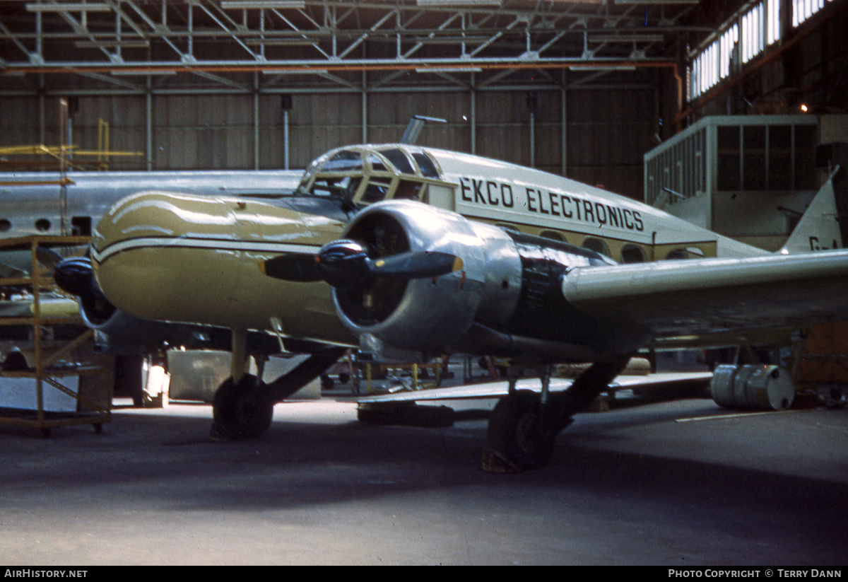 Aircraft Photo of G-AGPG | Avro 652A Nineteen Srs.2 | Ekco Electronics | AirHistory.net #303644
