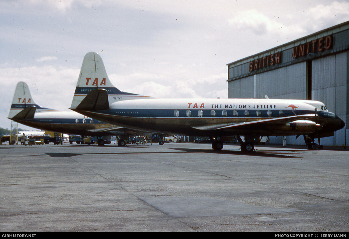 Aircraft Photo of VH-TVF | Vickers 720 Viscount | Trans-Australia Airlines - TAA | AirHistory.net #303650