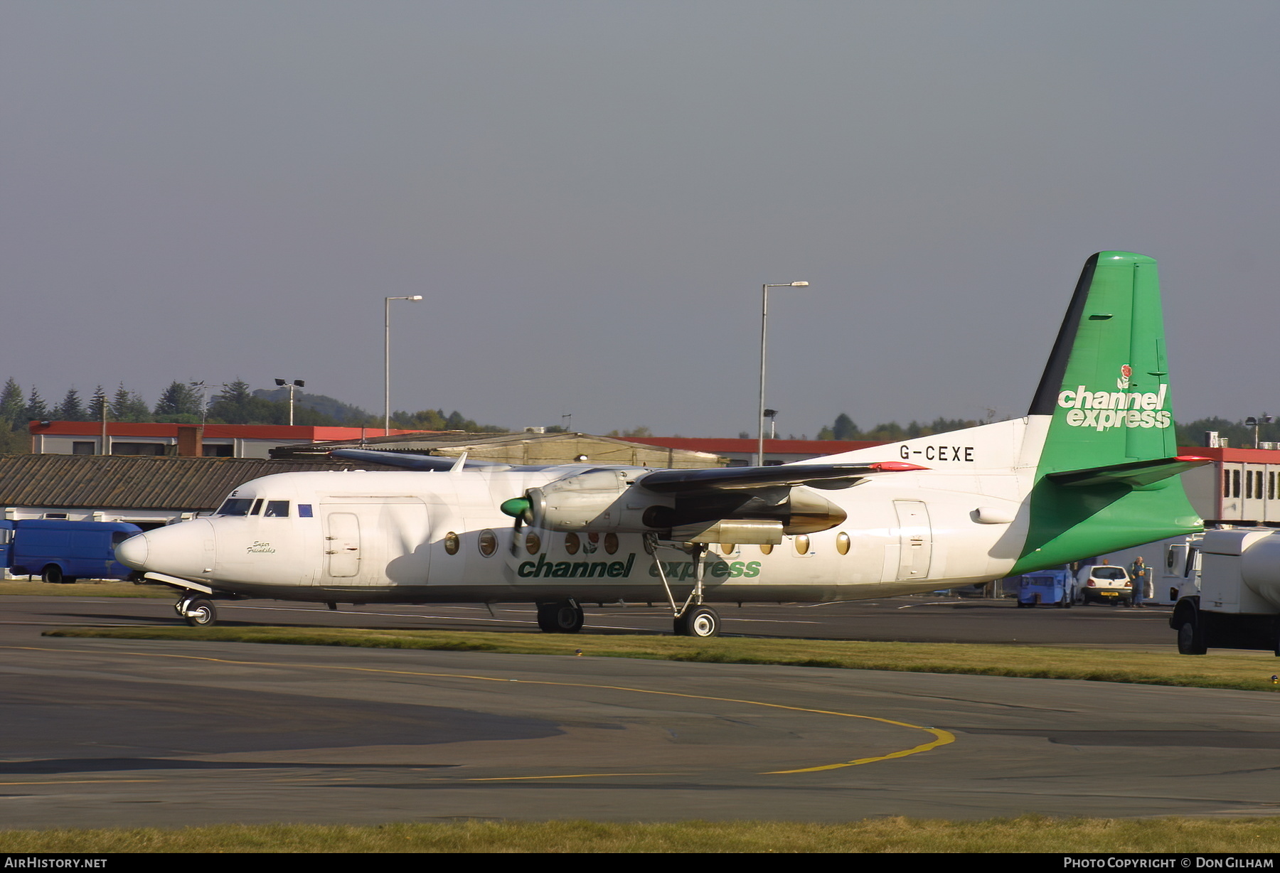 Aircraft Photo of G-CEXE | Fokker F27-500F Friendship | Channel Express | AirHistory.net #303678