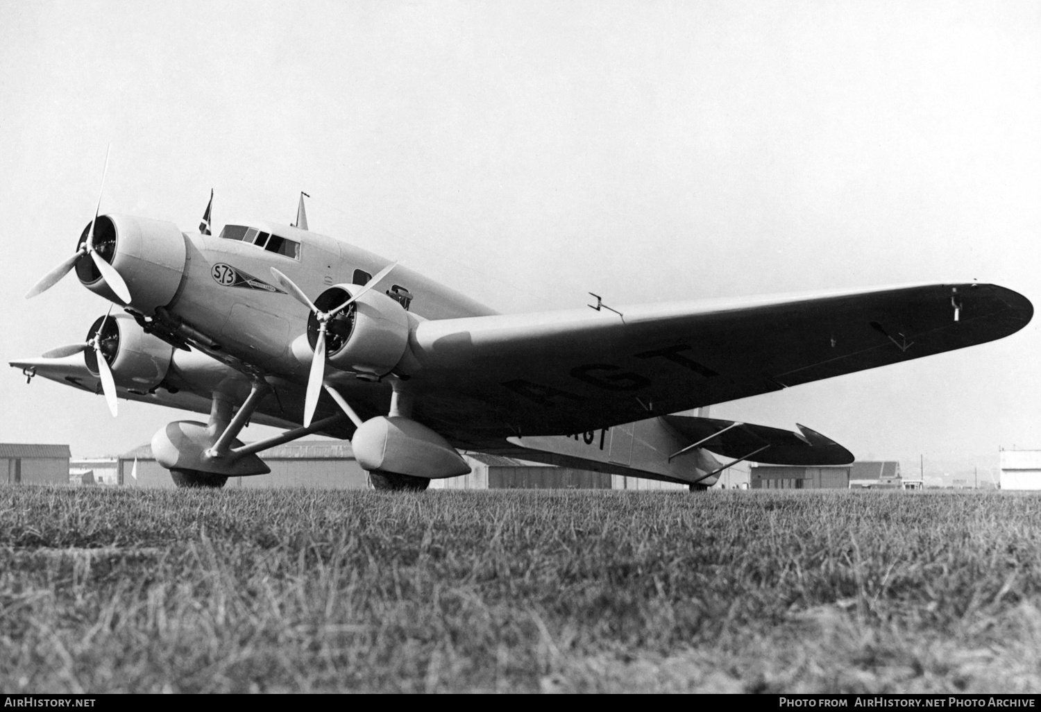 Aircraft Photo of OO-AGT | Savoia-Marchetti S.73P | Sabena | AirHistory.net #303680