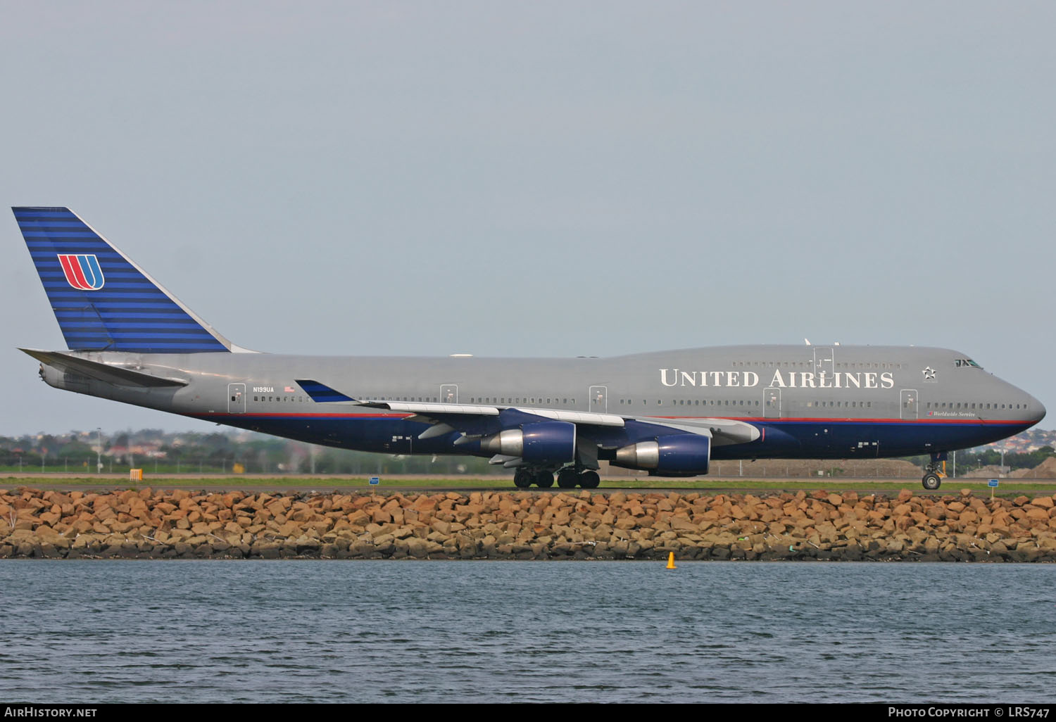 Aircraft Photo of N199UA | Boeing 747-422 | United Airlines | AirHistory.net #303690
