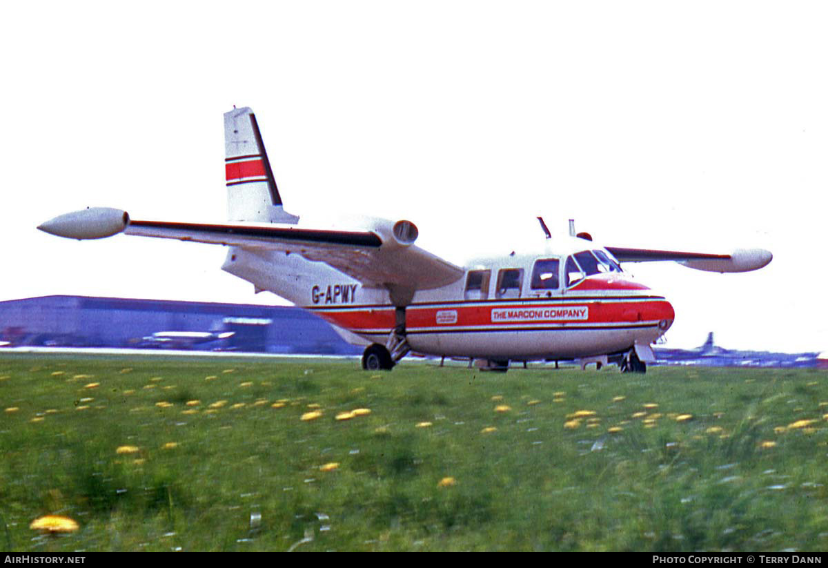 Aircraft Photo of G-APWY | Piaggio P-166AL-1 | Marconi | AirHistory.net #303707