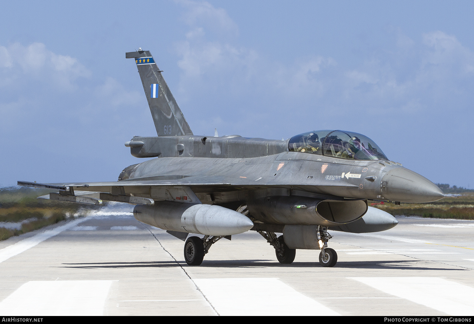 Aircraft Photo of 613 | General Dynamics F-16D Fighting Falcon | Greece - Air Force | AirHistory.net #303708