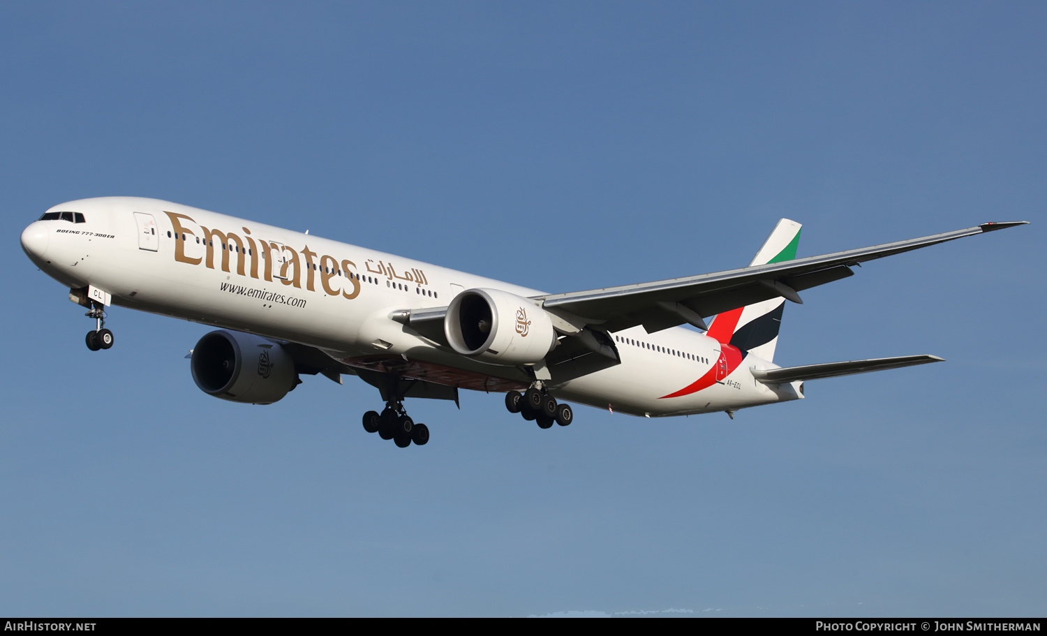 Aircraft Photo of A6-ECL | Boeing 777-36N/ER | Emirates | AirHistory.net #303718