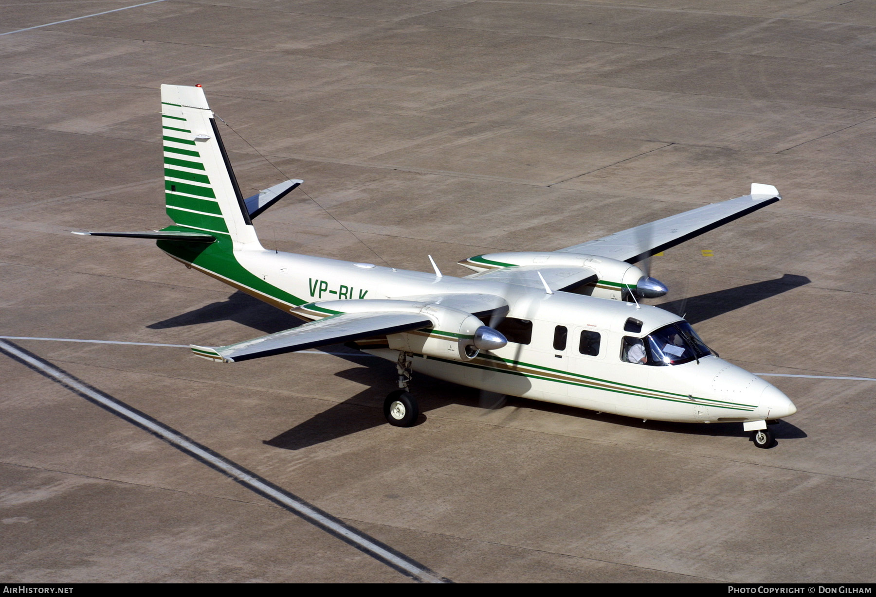 Aircraft Photo of VP-BLK | Gulfstream American 690C Jetprop 840 | AirHistory.net #303750