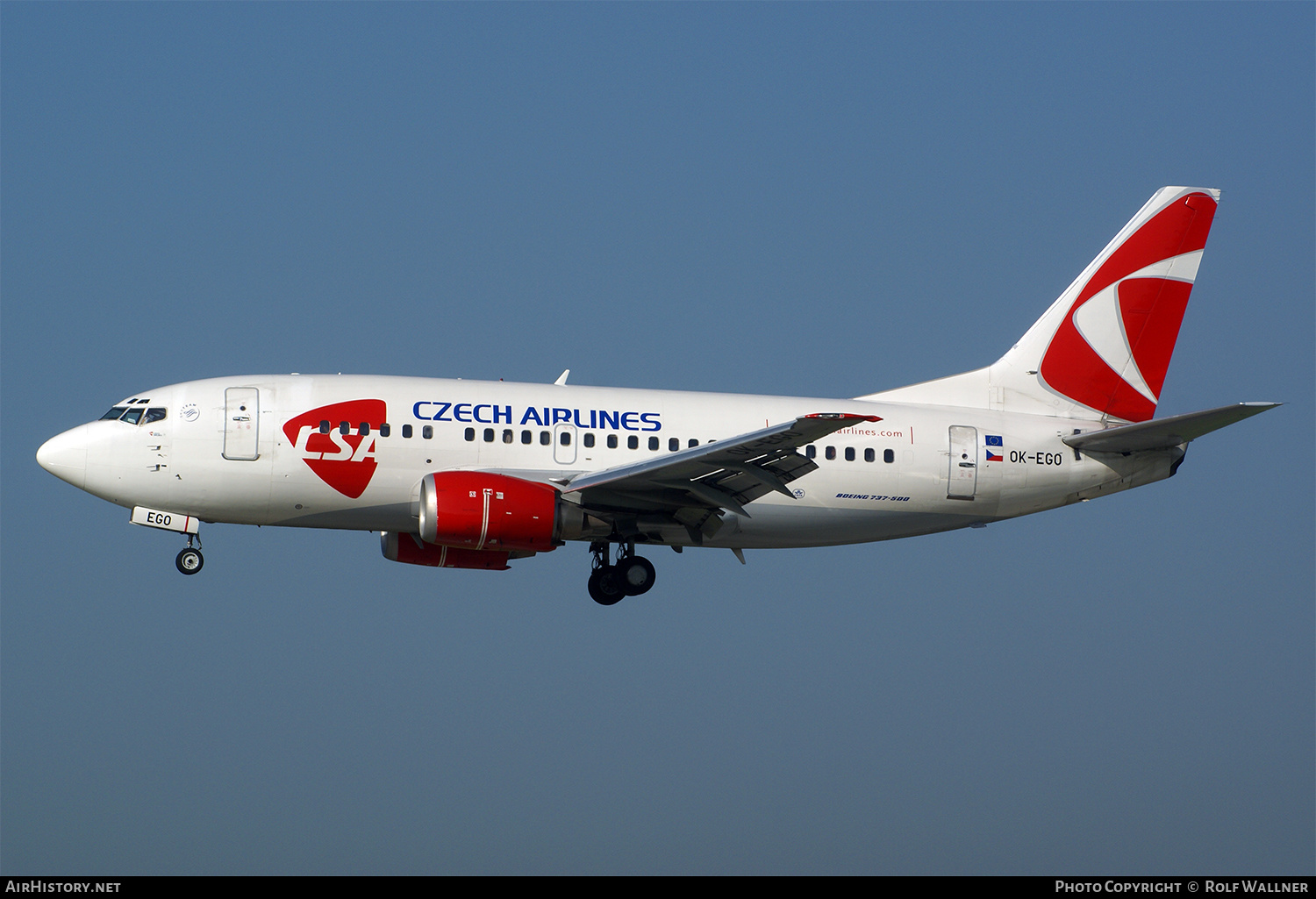 Aircraft Photo of OK-EGO | Boeing 737-55S | ČSA - Czech Airlines | AirHistory.net #303795